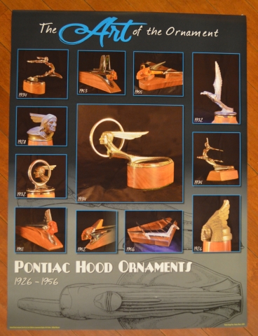 Pontiac Hood Ornaments 1926-1956 Poster