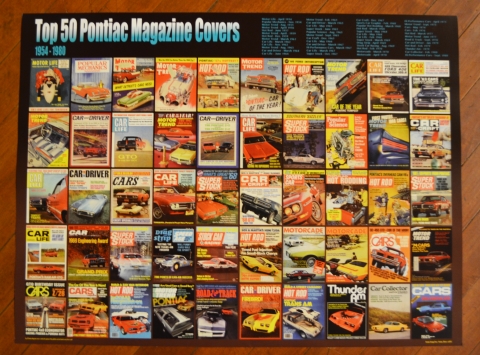 Top 50 Pontiac Magazine Covers Poster